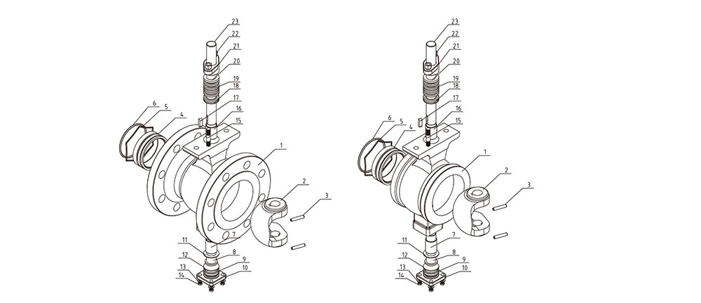調(diào)節(jié)閥結構